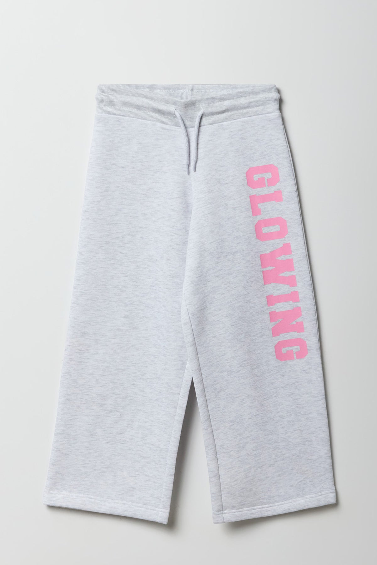 Pantalon en molletoin à jambe large pour filles