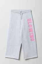 Pantalon en molletoin à jambe large pour filles