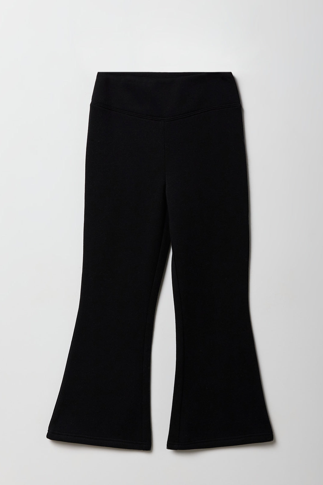 Girls Fleece Flare Sweatpant - Black