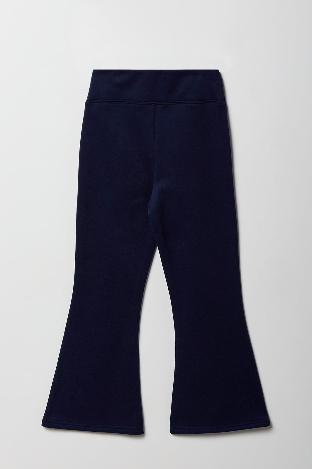 Alt View 3. Girls Fleece Flare Sweatpant - Navy
