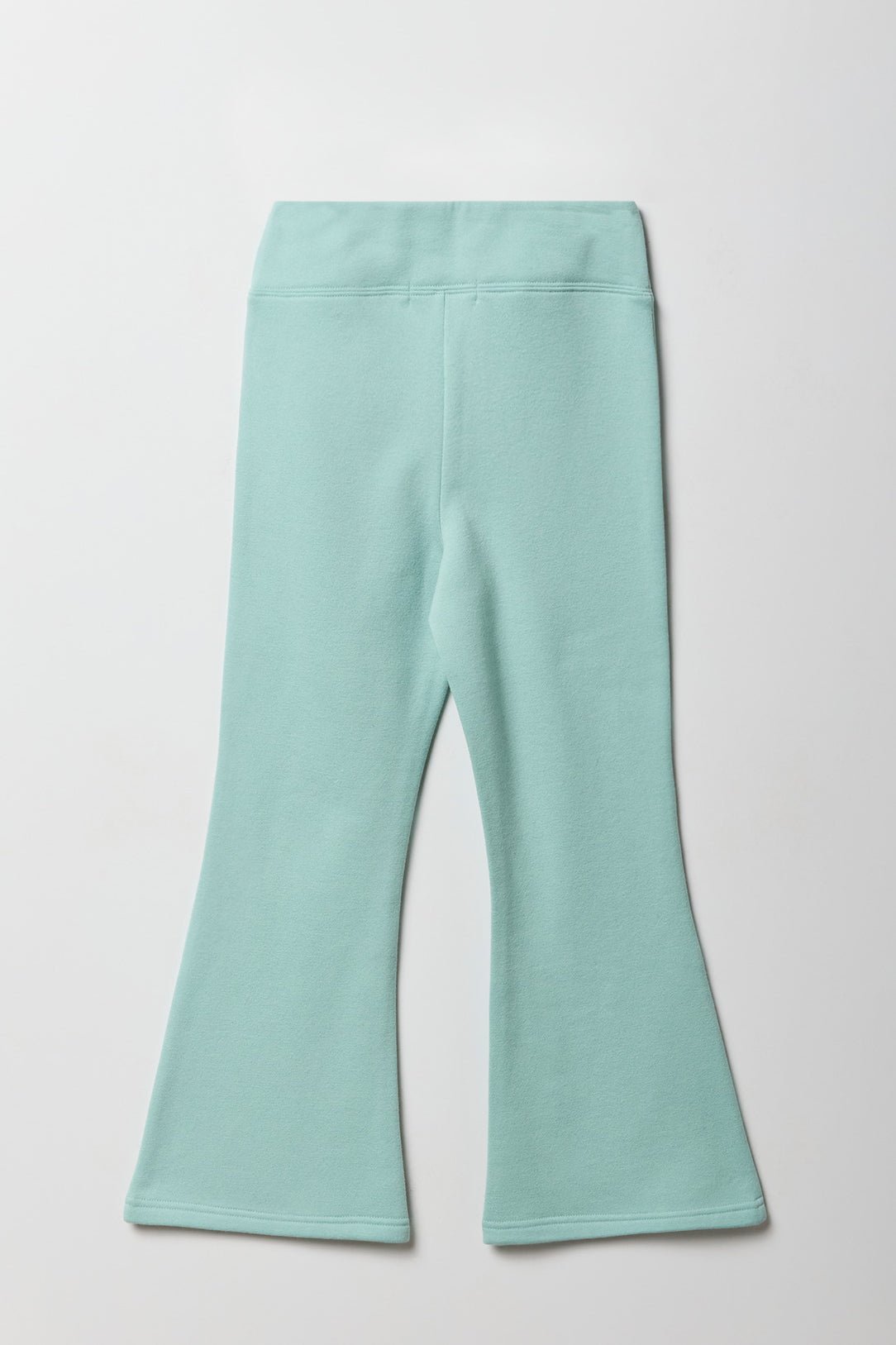 Alt View 2. Girls Fleece Flare Sweatpant - Sage