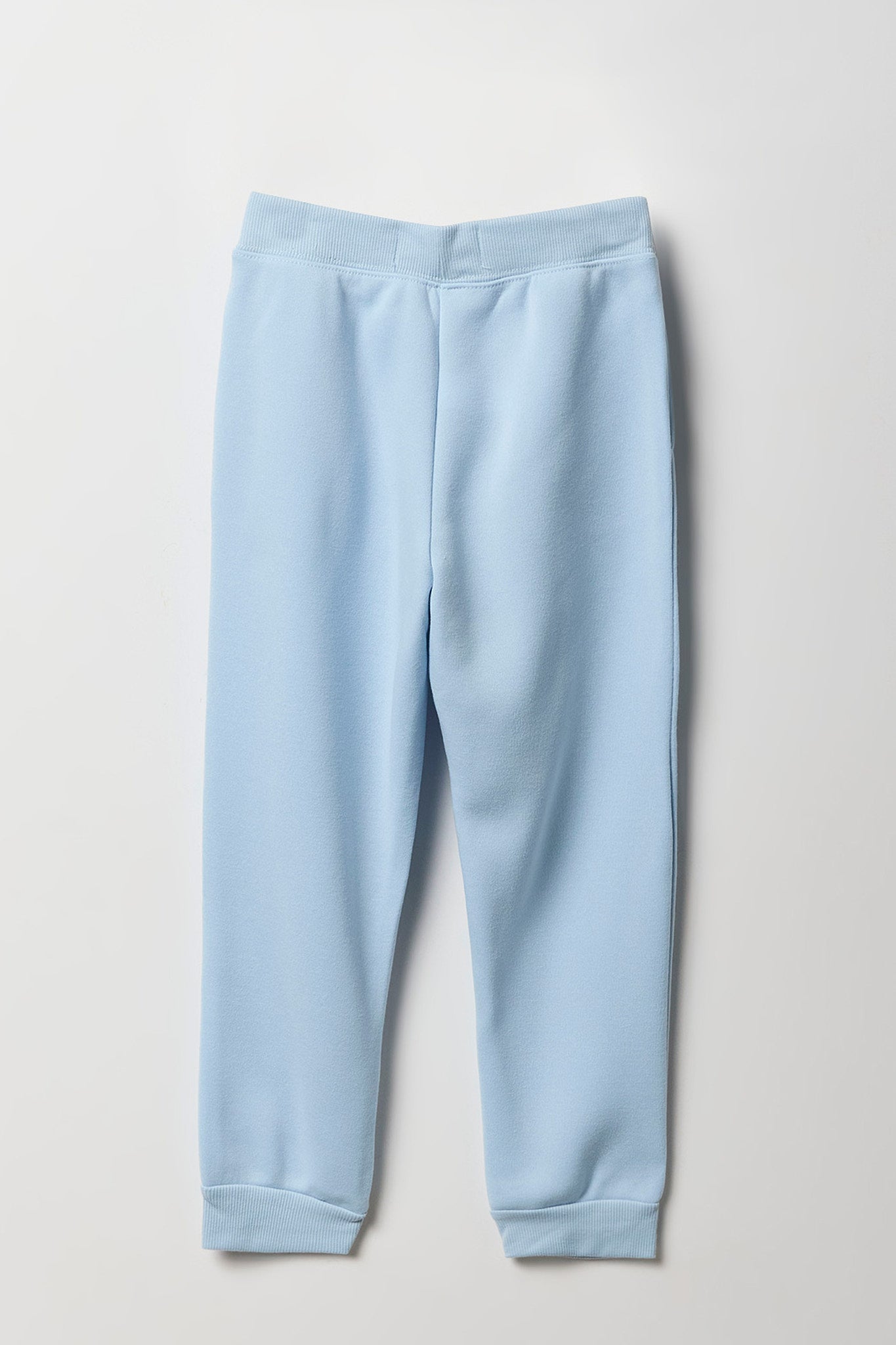 Jogger en molleton bleu avec motif brodé Aero pour fille