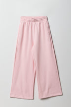Girls Fleece Wide Leg Sweatpant