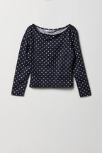 Girls Double Layer Long Sleeve Top