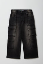 Girls Baggy Wide Leg Cargo Jean