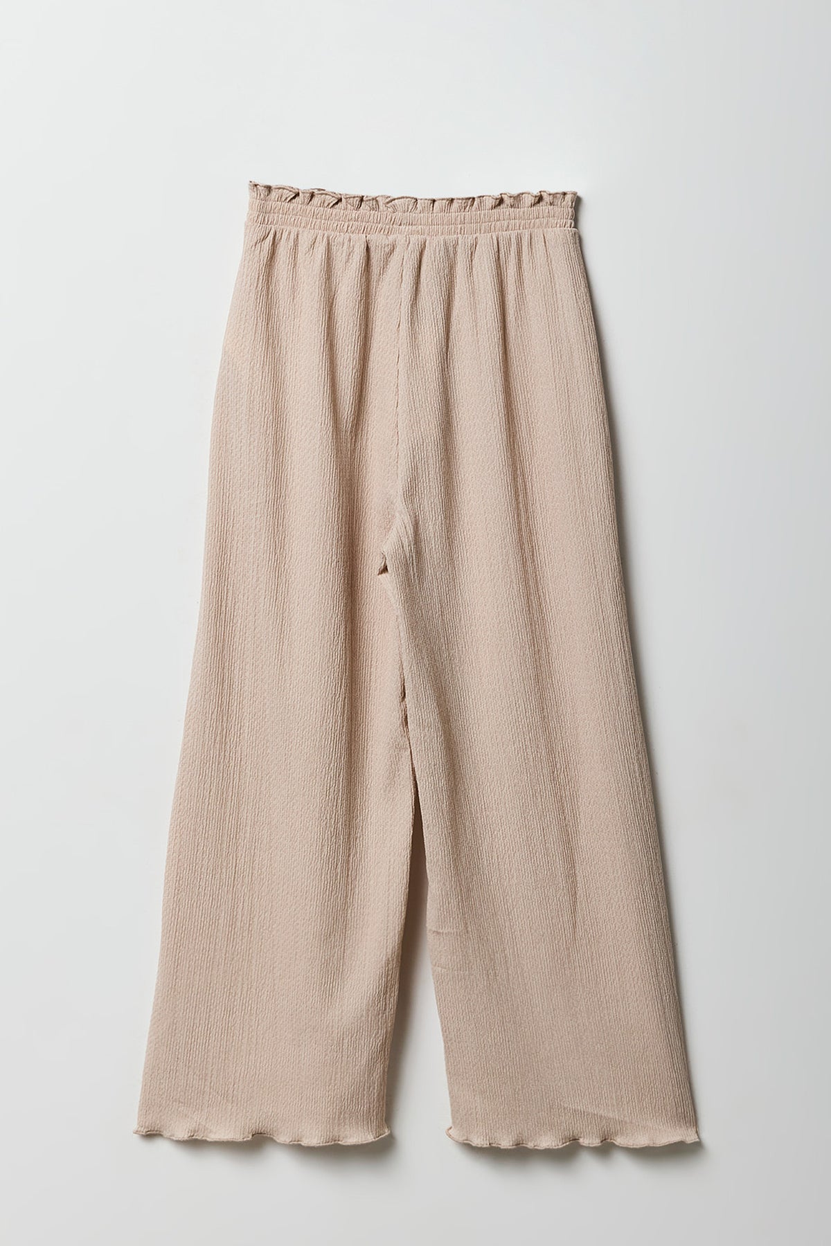 Vue alternative 2. Jean à jambe large froissé pour fille