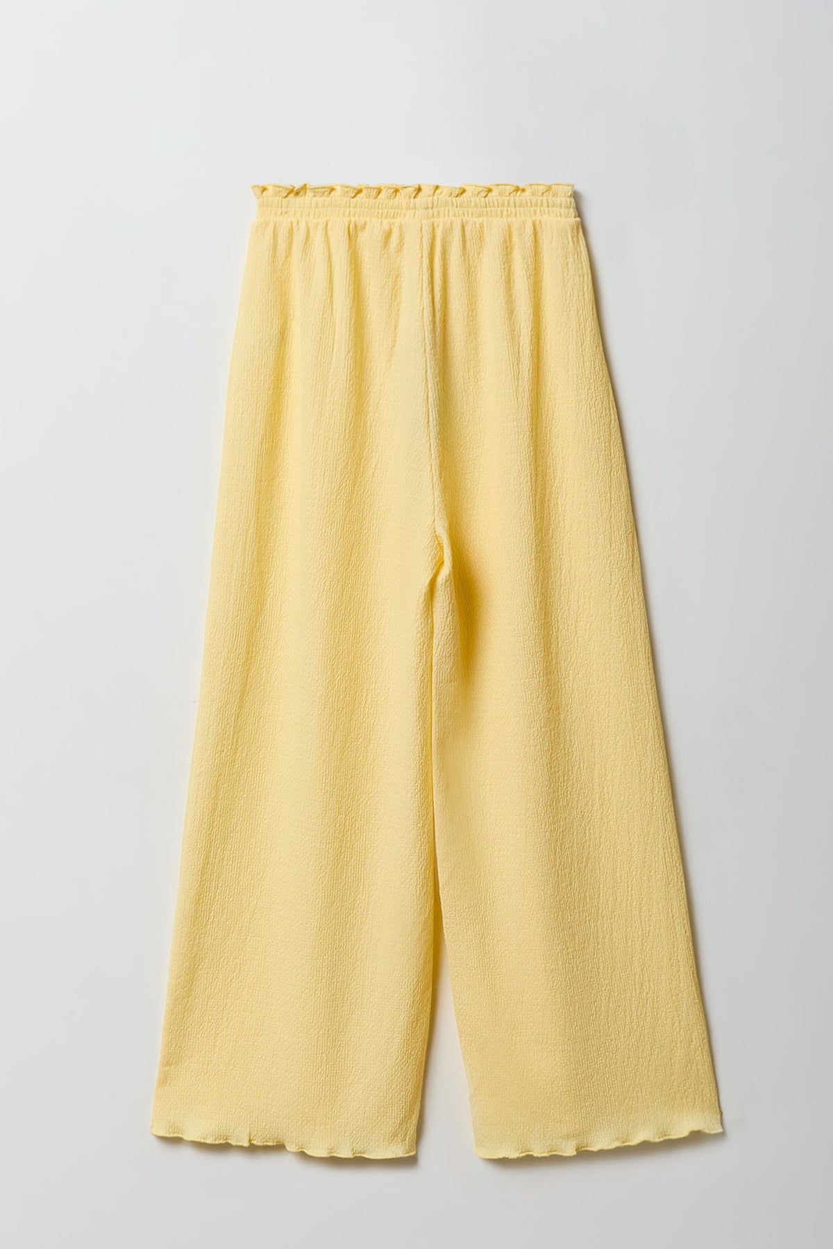 Vue alternative 2. Jean à jambe large froissé pour fille