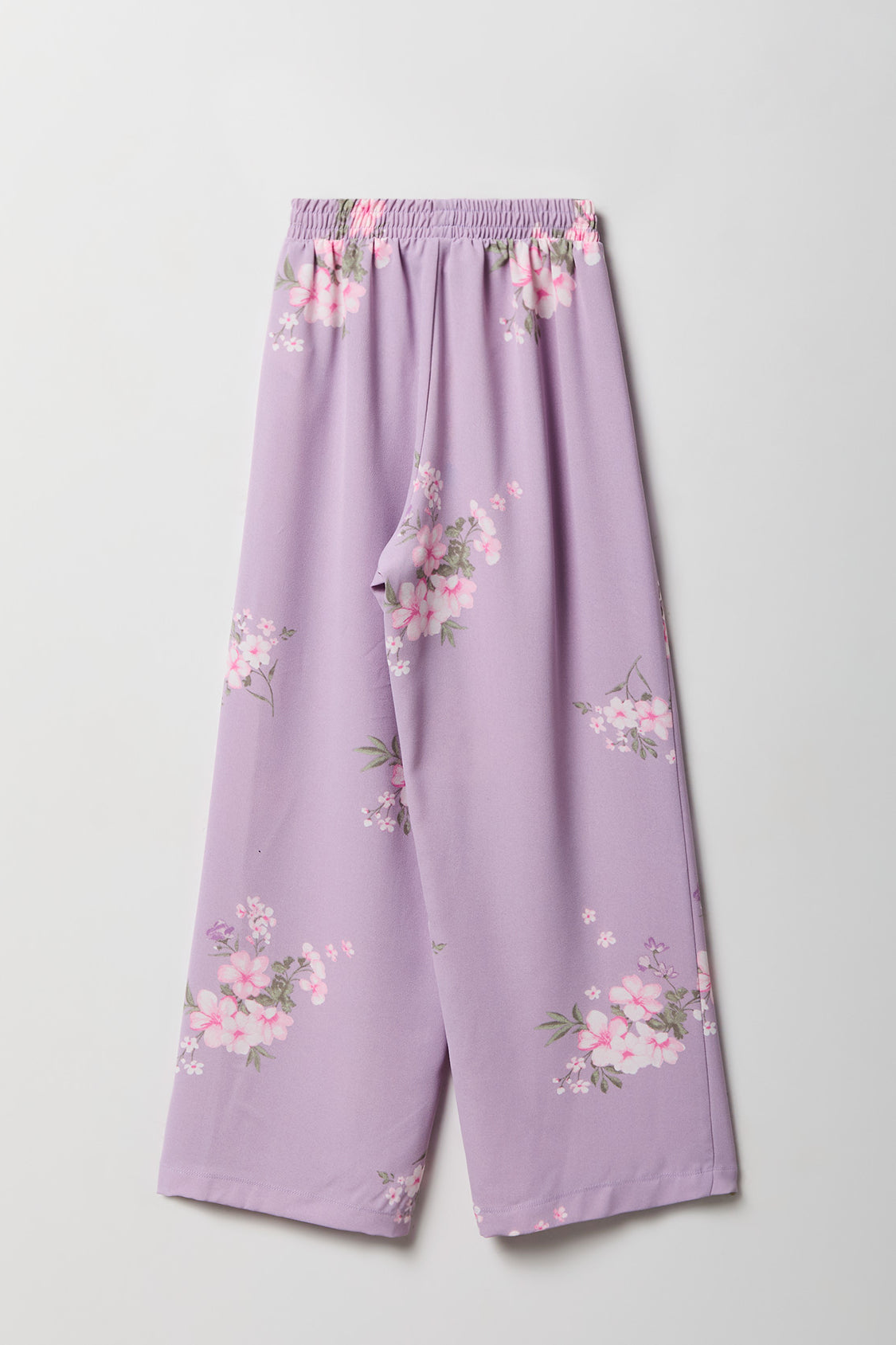 Alt View 2. Girls Flowy Wide Leg Dress Pant - Lilac