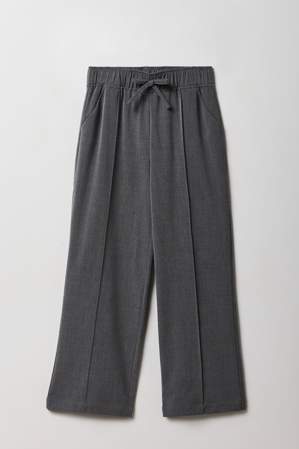 Pantalon plissé à jambe large pour fille