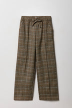 Pantalon plissé à jambe large pour fille