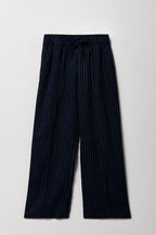 Pantalon plissé à jambe large pour fille