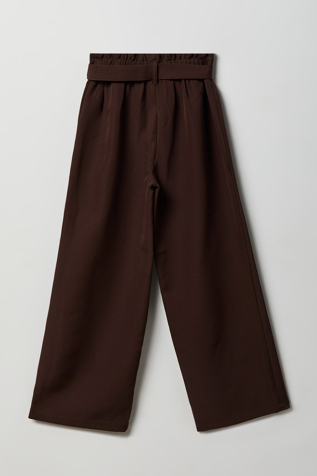 Vue alternative 2. Pantalon habillé à jambe large avec ceinture pour fille
