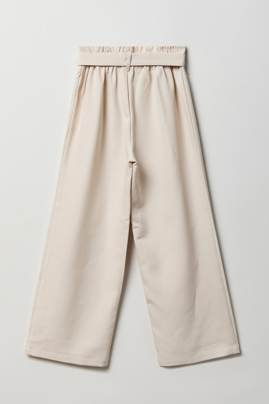 Vue alternative 2. Pantalon habillé à jambe large avec ceinture pour fille