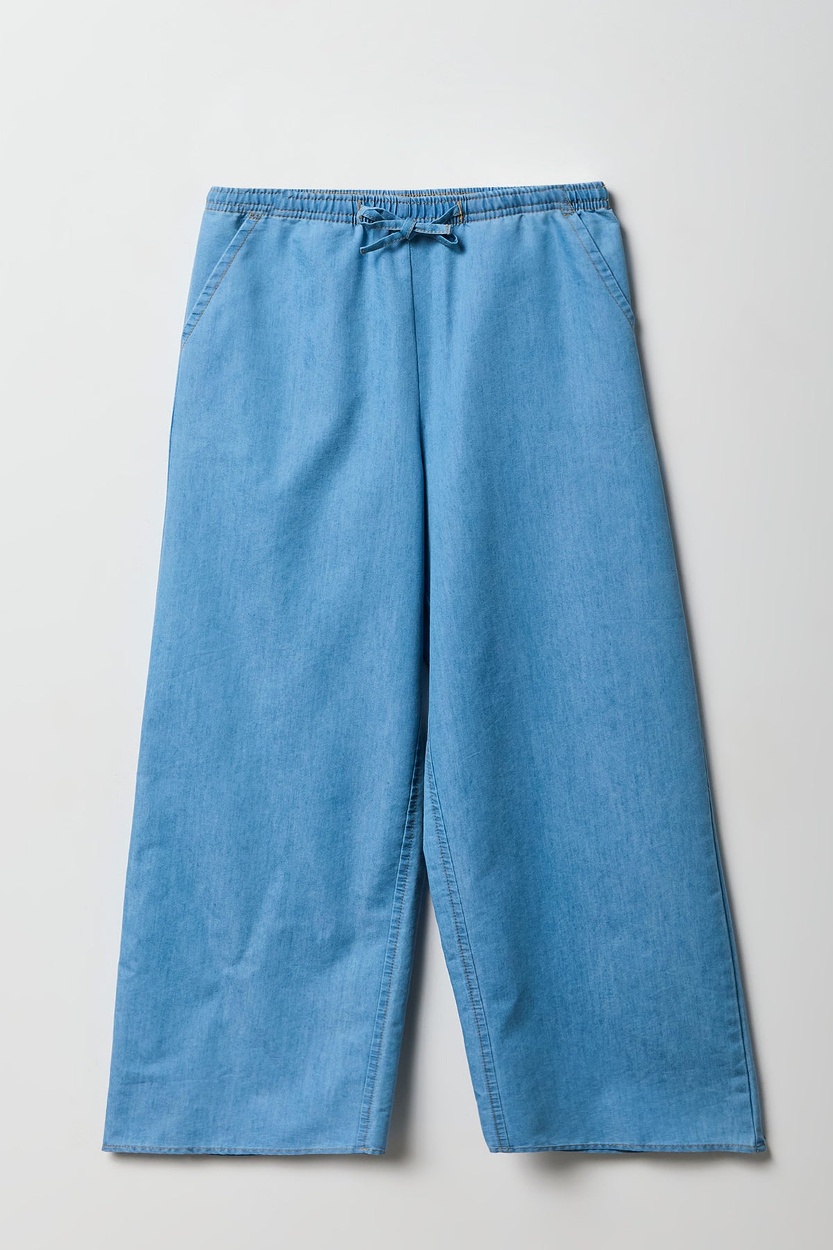 Pantalon en denim à jambe large pour filles