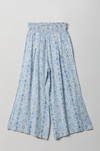 Girls Smocked Waist Palazzo Pant