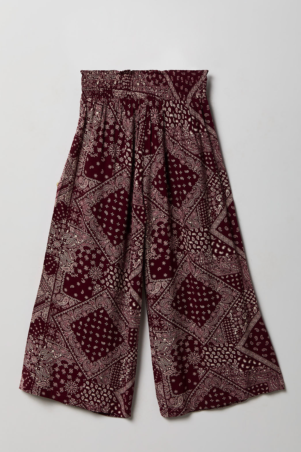 Vue alternative 2. Palazzo à taille smockée pour fille