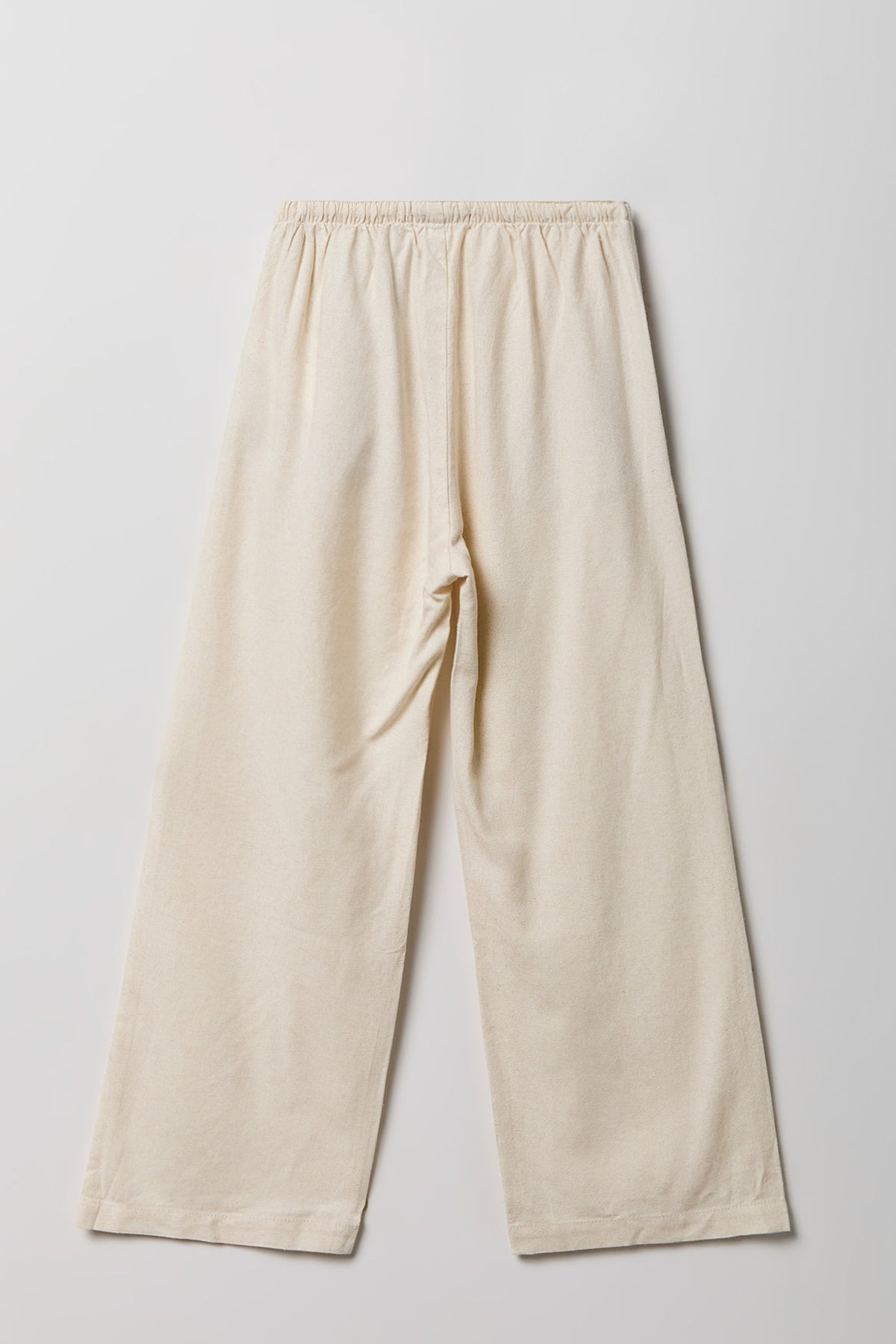 Vue alternative 2. Pantalon à jambe large en mélange de lin pour fille