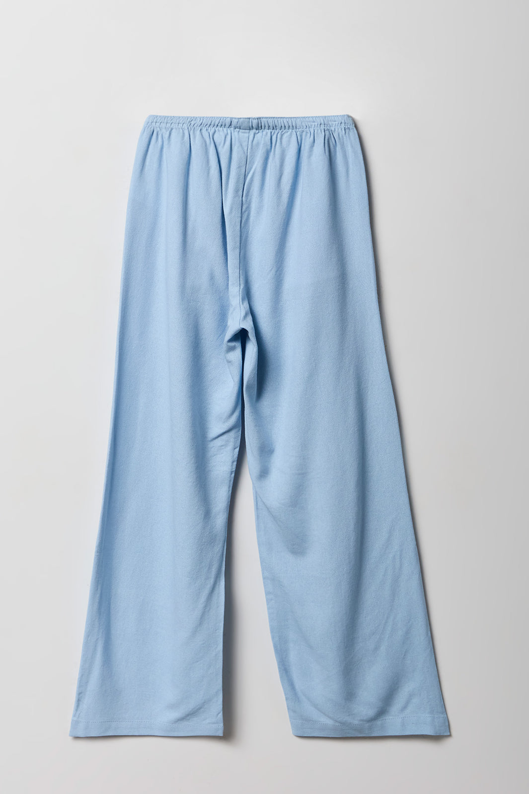 Vue alternative 2. Pantalon à jambe large en mélange de lin pour fille