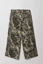 Girls Baggy Pant with Bow Embroidery