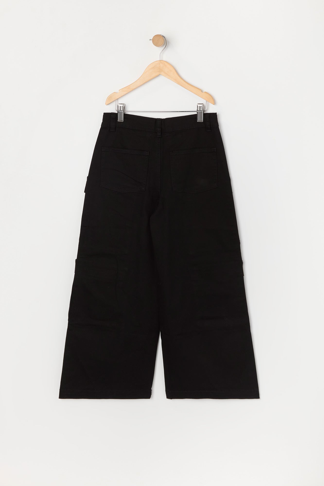 Girls Multi Pocket Wide Leg Cargo Pant