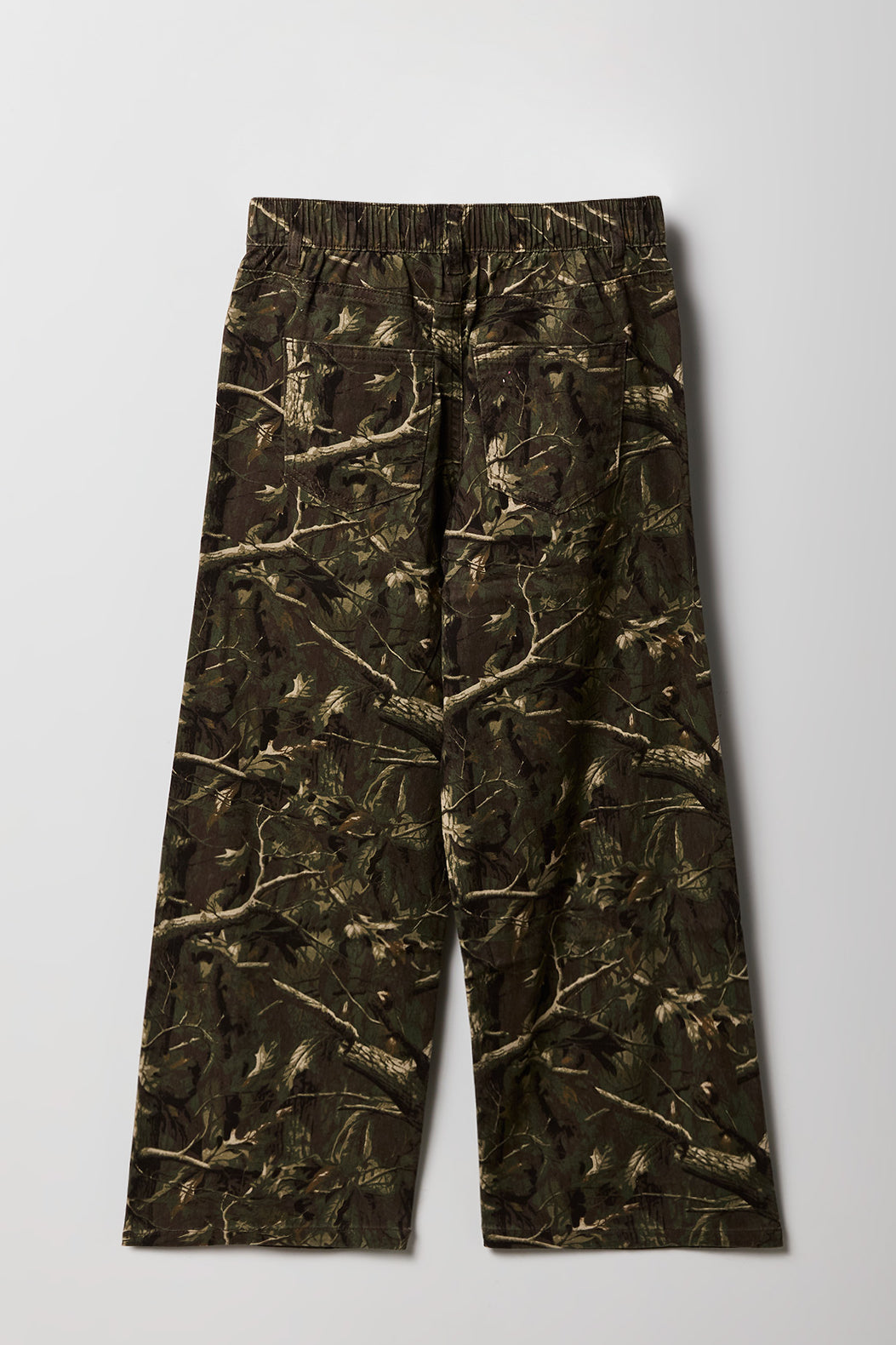 Alt View 2. Girls Graffiti Mid Rise Wide Leg Pant - Camouflage