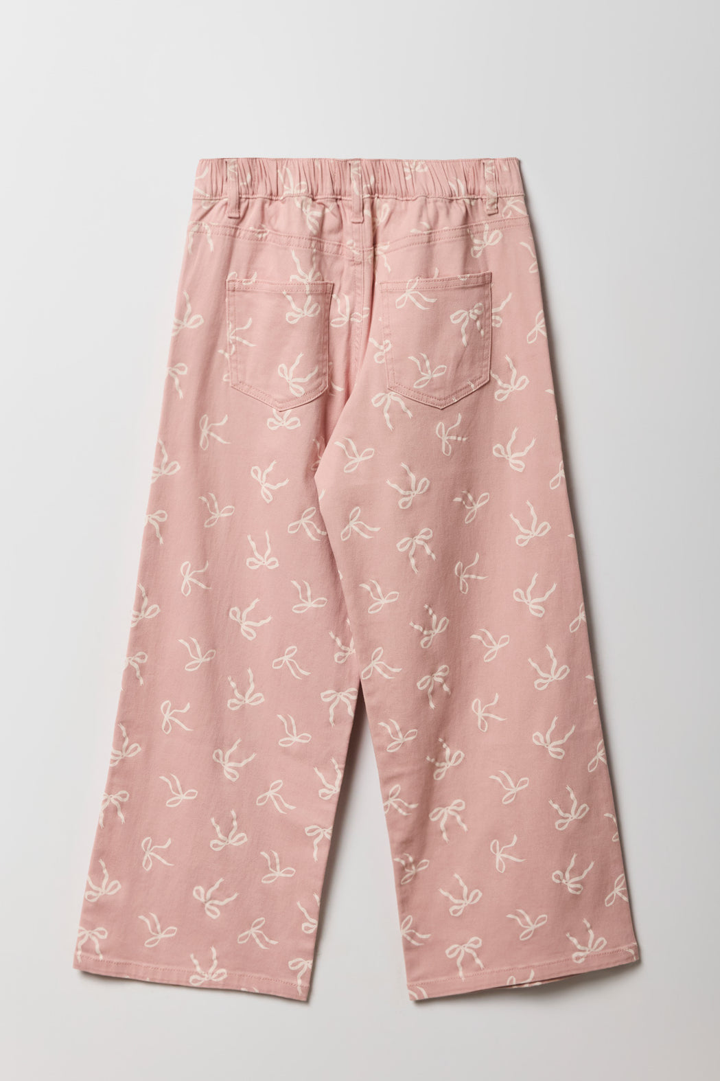 Vue alternative 2. Pantalon mi-taille à jambe large avec boucle pour fille