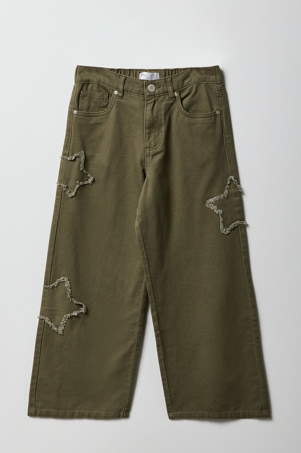 Pantalon baggy d'aspect usé pour fille
