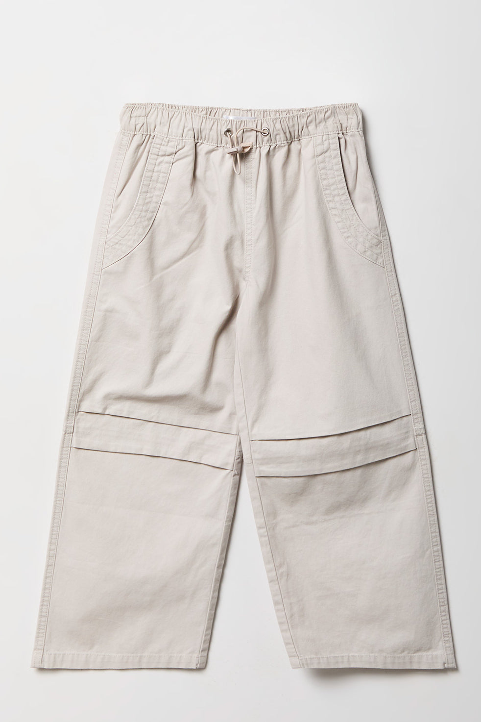 Girls Parachute Pant - Natural