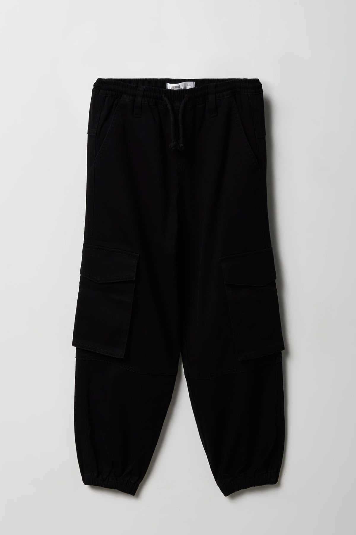 Girls Cargo Jogger - Black