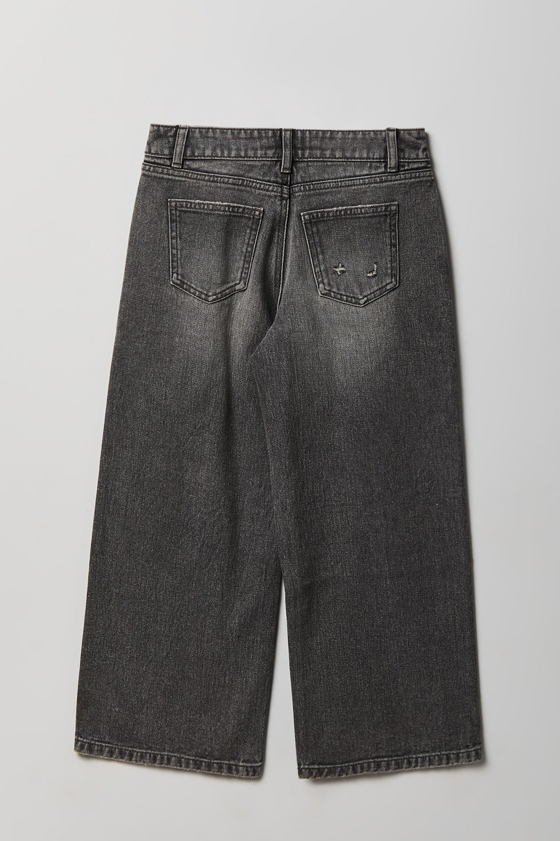 Vue alternative 2. Jean super baggy mi-taille déchiré pour fille