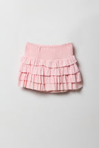Jupe-short volantée pour fille