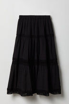 Jupe maxi volantée pour fille