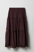 Girls Tiered Maxi Skirt