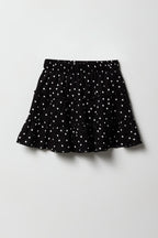 Girls Crinkled Tiered Skort