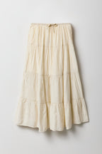 Jupe maxi étagée froissée pour filles