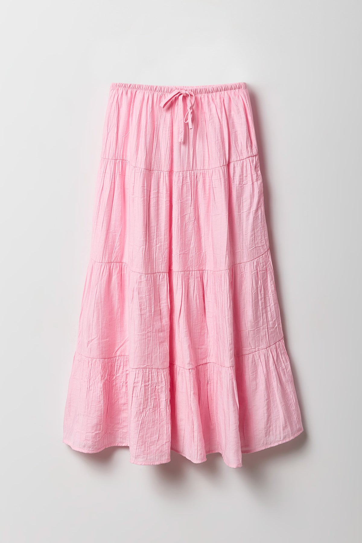 Jupe maxi étagée froissée pour filles