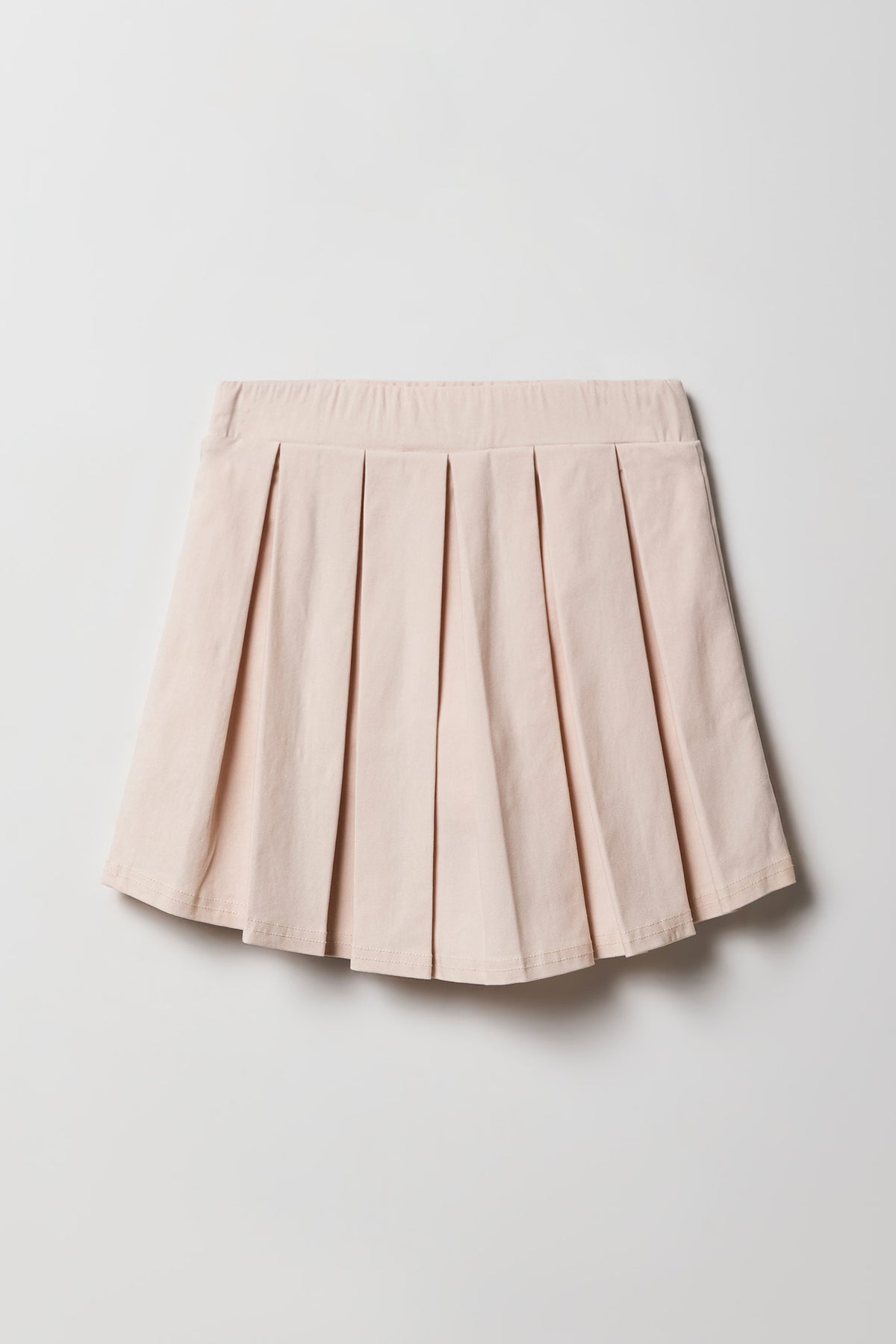 Girls Pleated Skort - Ivory