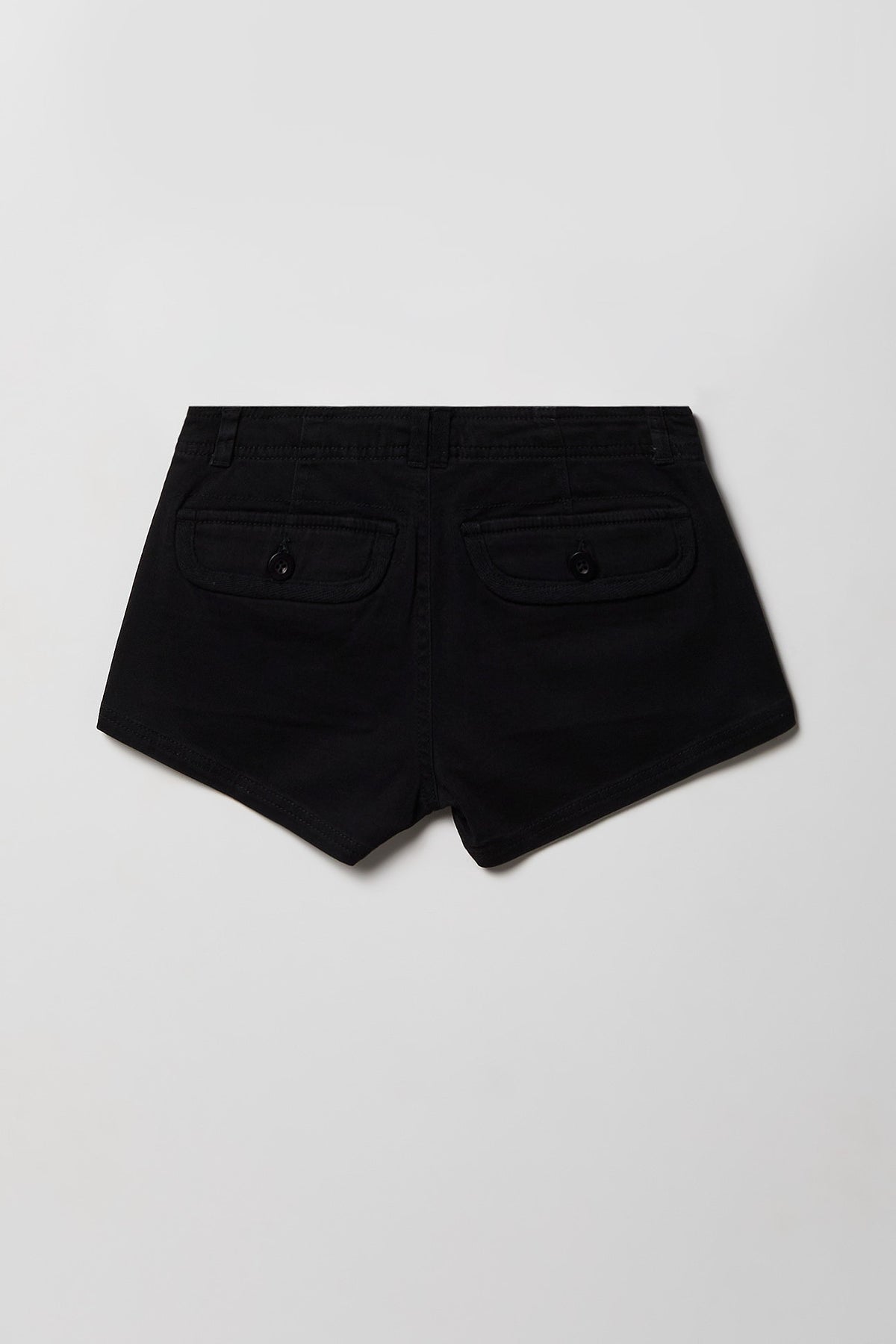 Alt View 2. Girls Cargo Short - Black