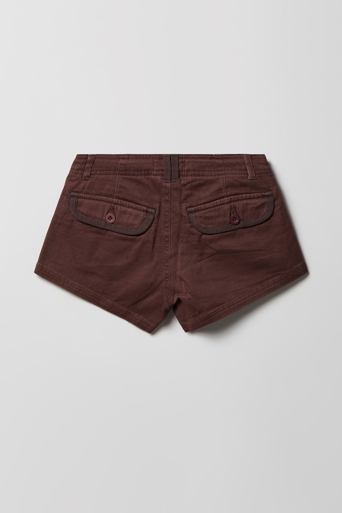 Alt View 2. Girls Cargo Short - Brown