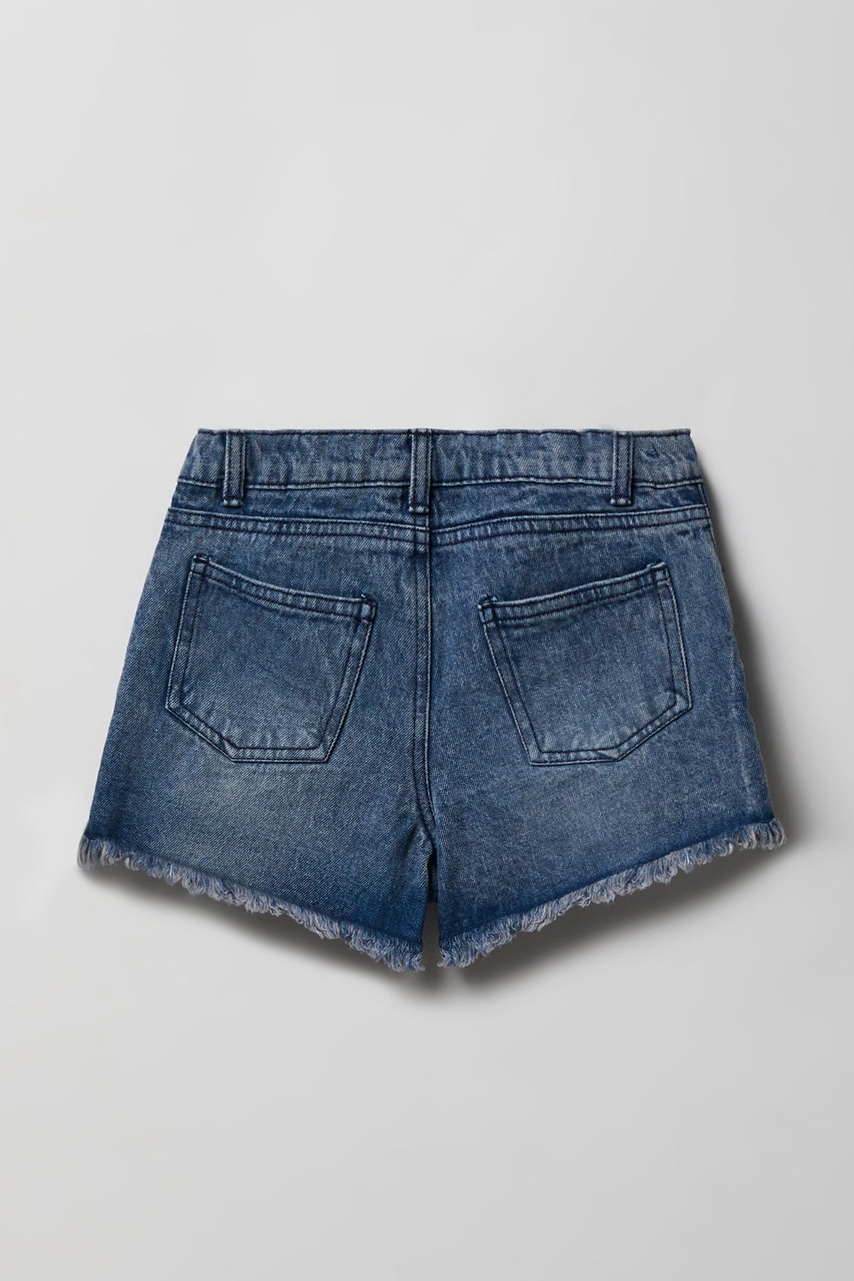 Vue alternative 2. Girls High Rise Stitch Embroidered Denim Short