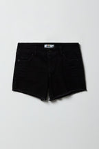 Short midi en denim à taille basse pour fille