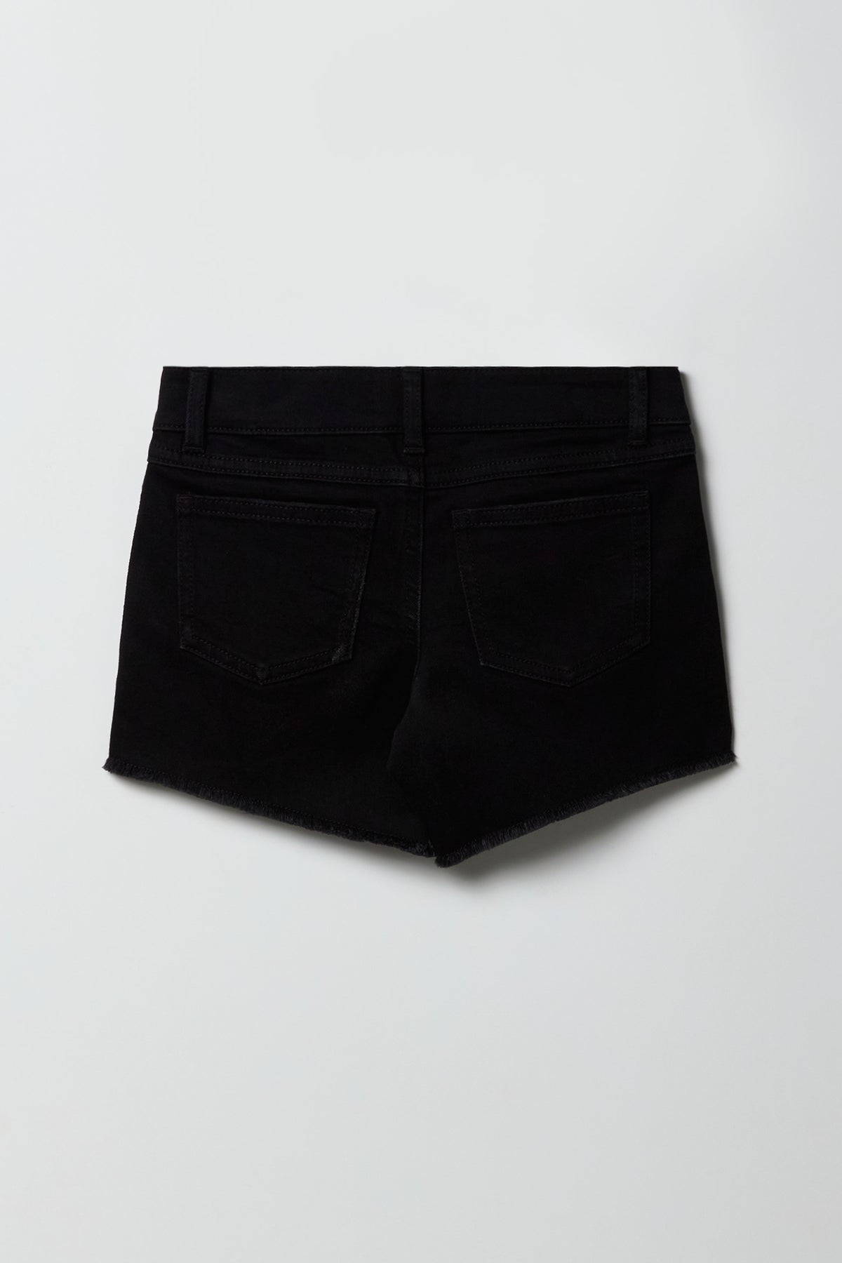 Vue alternative 2. Short midi en denim à taille basse pour fille