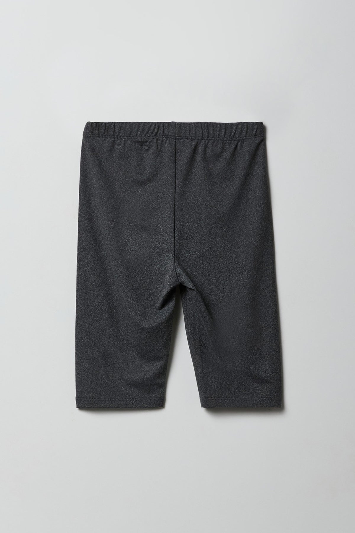 Alt View 3. Girls Soft Biker Short 8" (2 Pack) - Charcoal