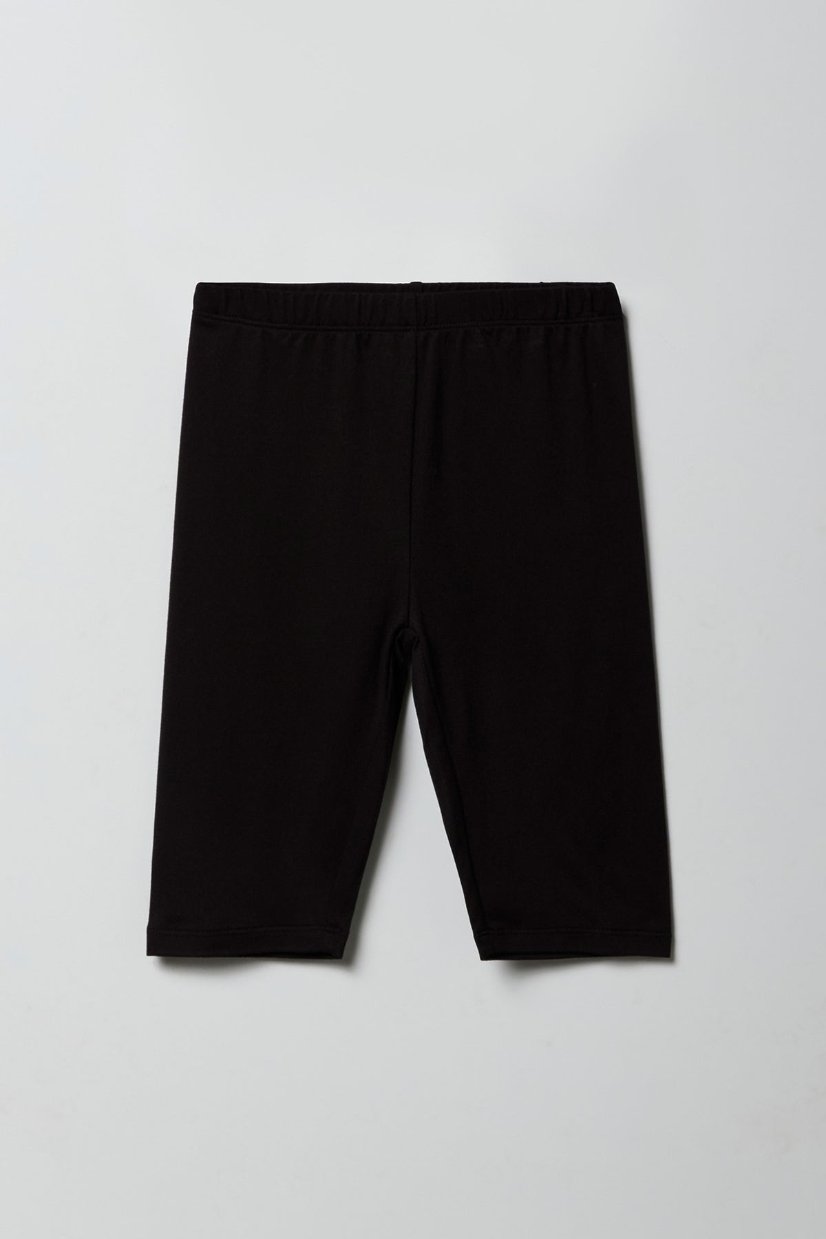 Alt View 4. Girls Soft Biker Short 8" (2 Pack) - Charcoal