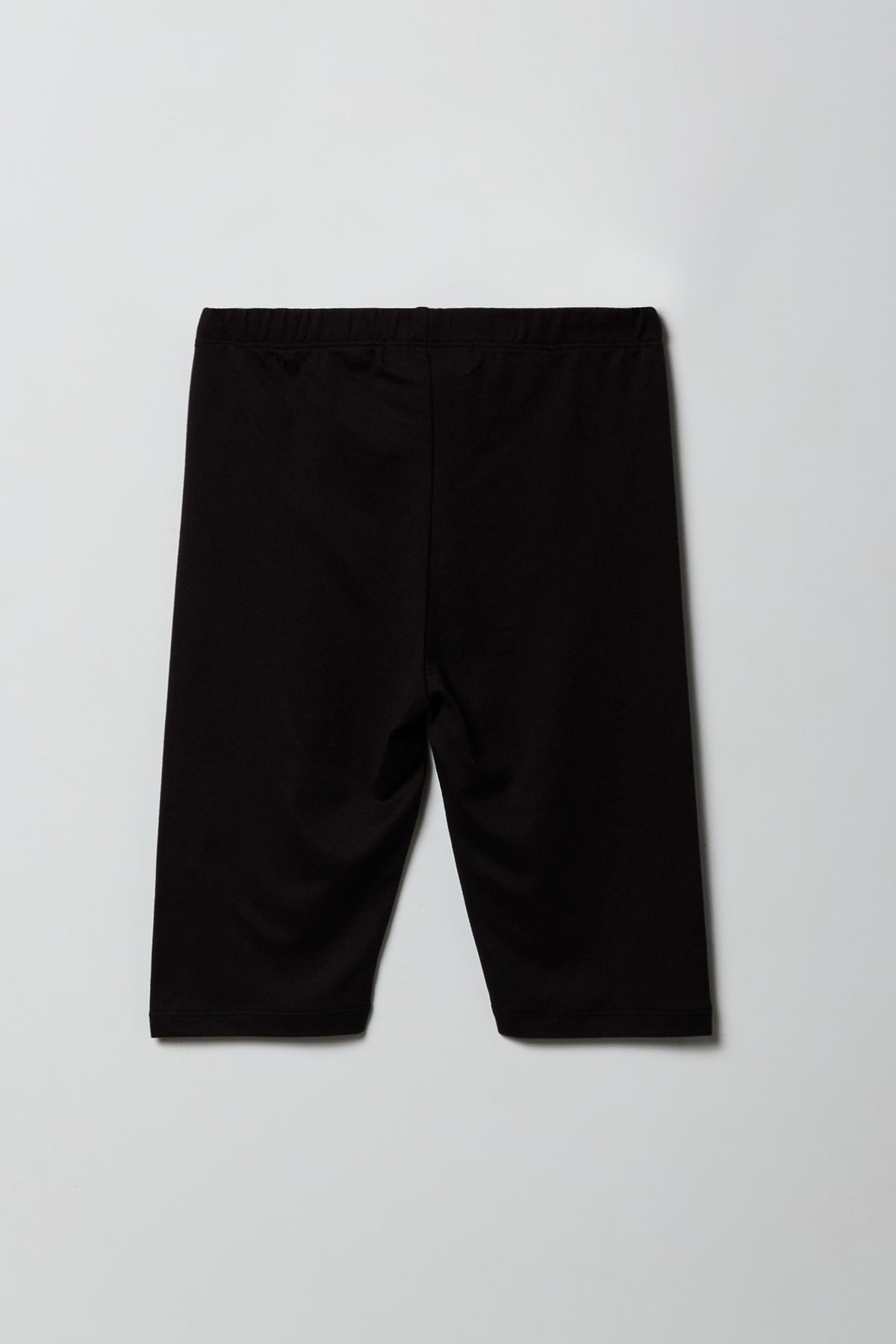 Alt View 5. Girls Soft Biker Short 8" (2 Pack) - Charcoal