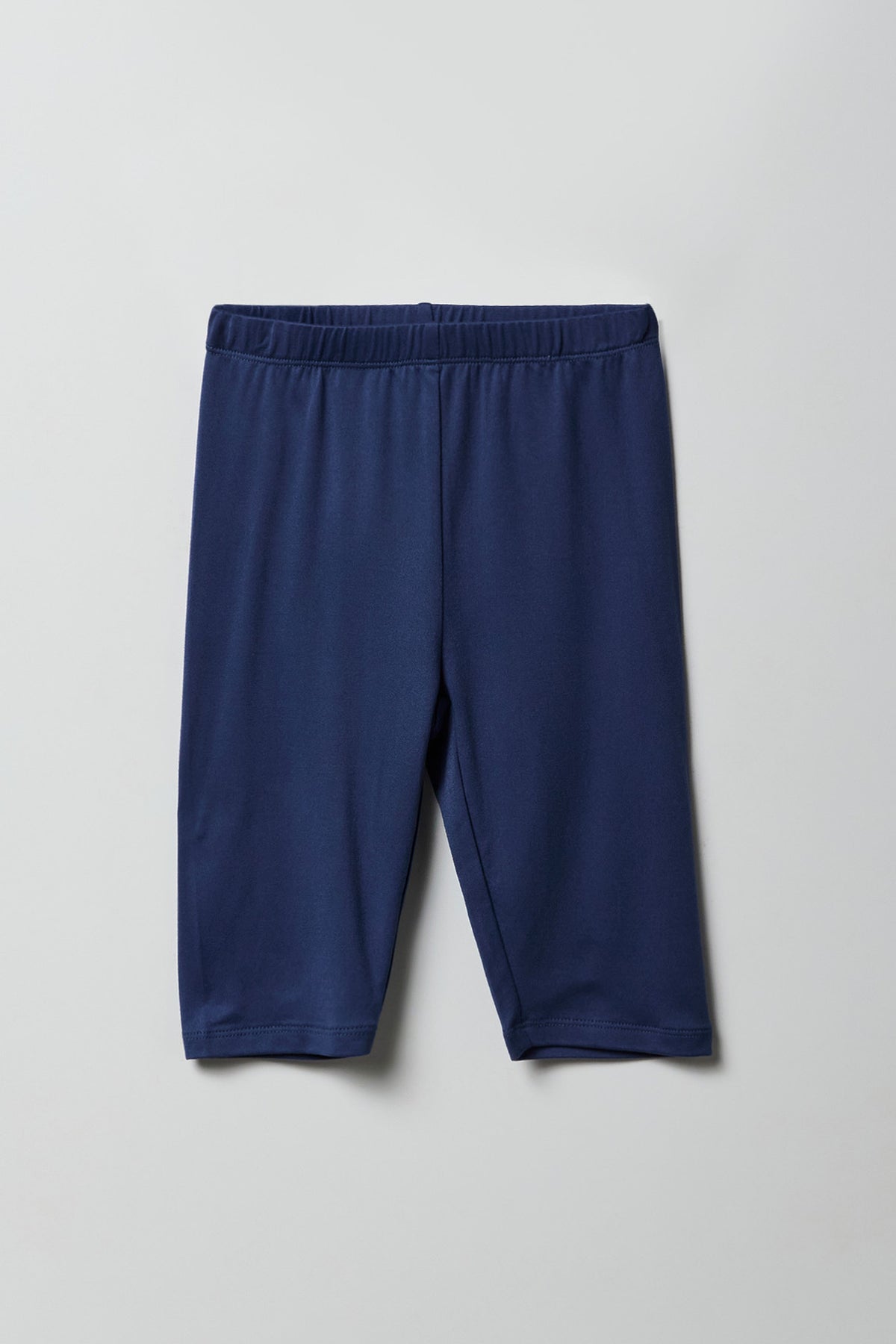 Alt View 2. Girls Soft Biker Short 8" (2 Pack) - Heather Grey