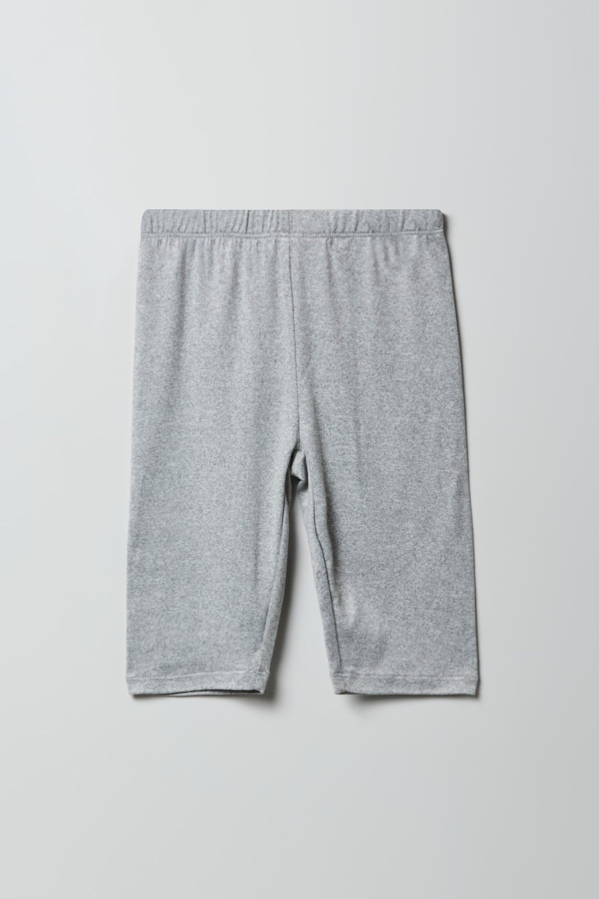 Alt View 4. Girls Soft Biker Short 8" (2 Pack) - Heather Grey