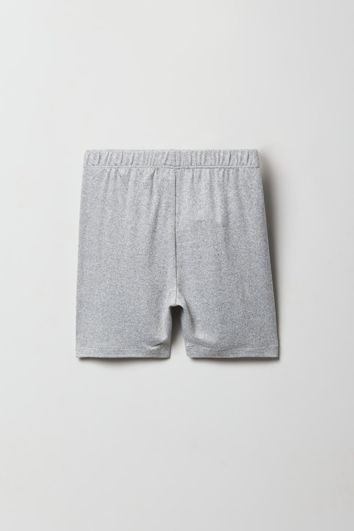 Alt View 3. Girls Soft Biker Shorties 4"(2 Pack) - Heather Grey