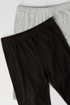Girls Soft Biker Short 8" (2 Pack)