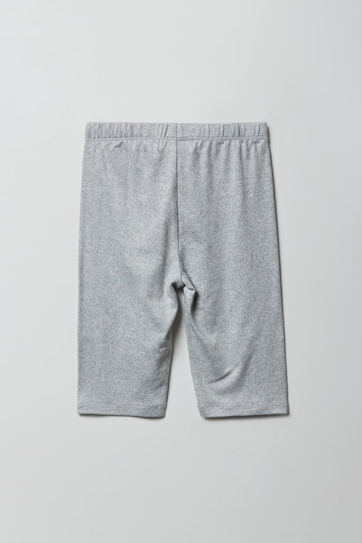 Alt View 3. Girls Soft Biker Short 8" (2 Pack) - Heather Grey